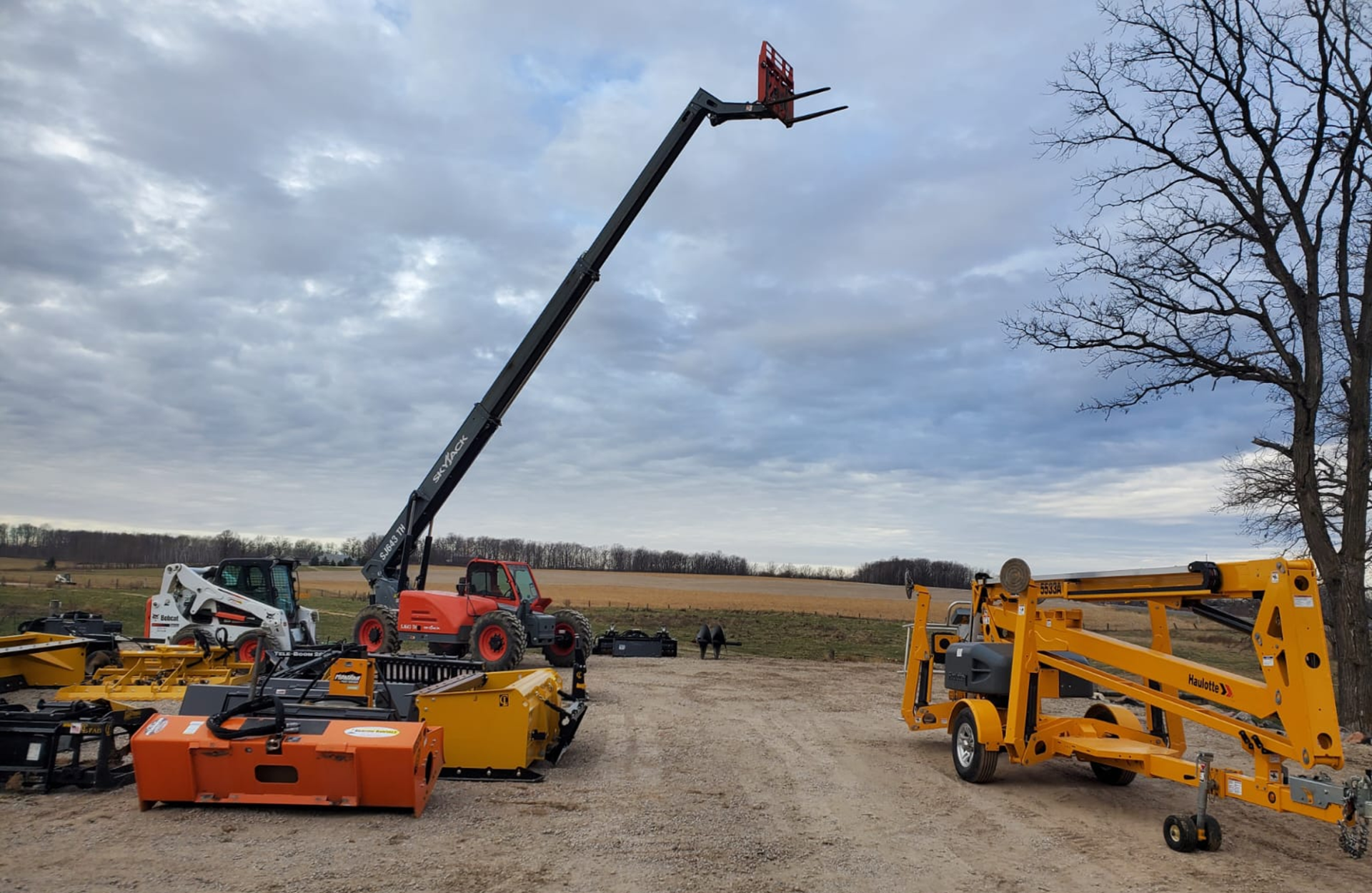 Telehandler machines