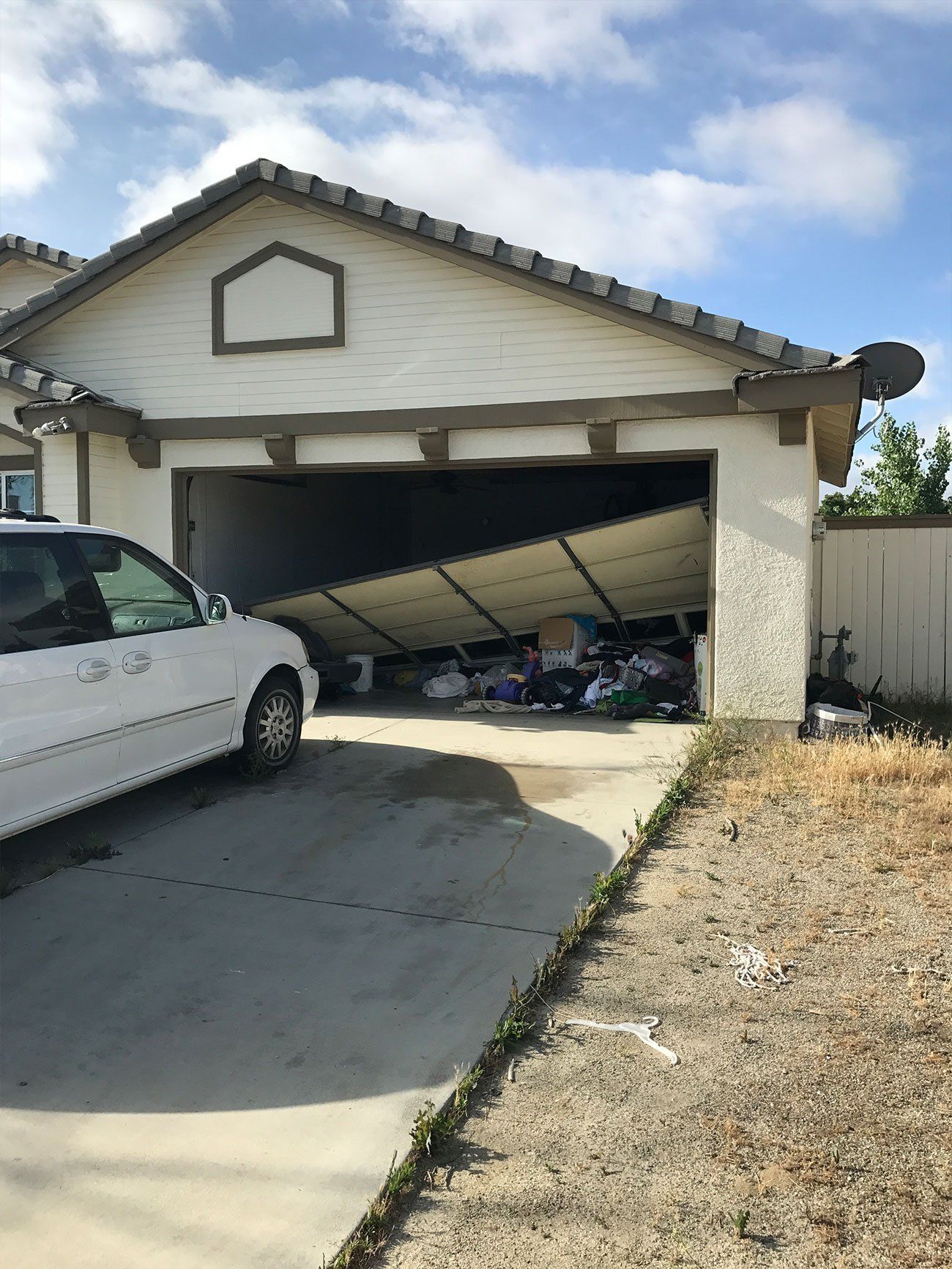 Broken Garage Door