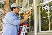 Window caulking