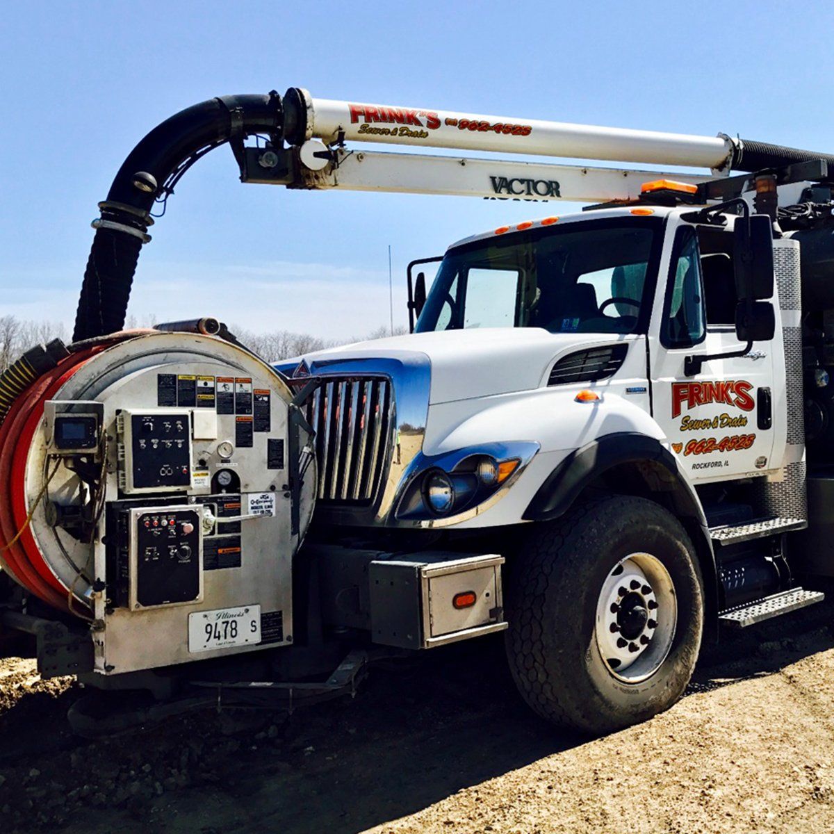 Vactor truck