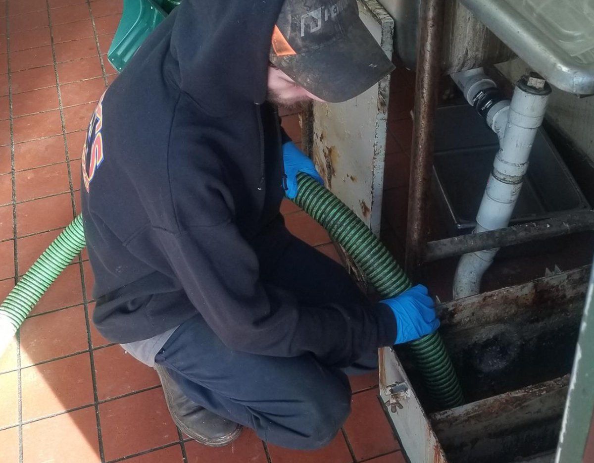 Grease trap cleaning