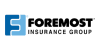Foremost Insurance Group logo with blue “F” icon and black text on white background