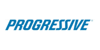 Progressive logo in blue italic text on a white background