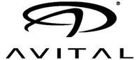 AVITAL logo in black with stylized circular emblem above the wordmark