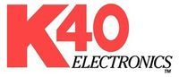 K40 Electronics logo in red and black text on a white background