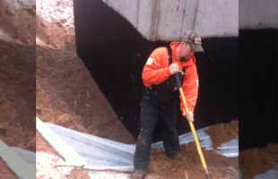 Man excavating