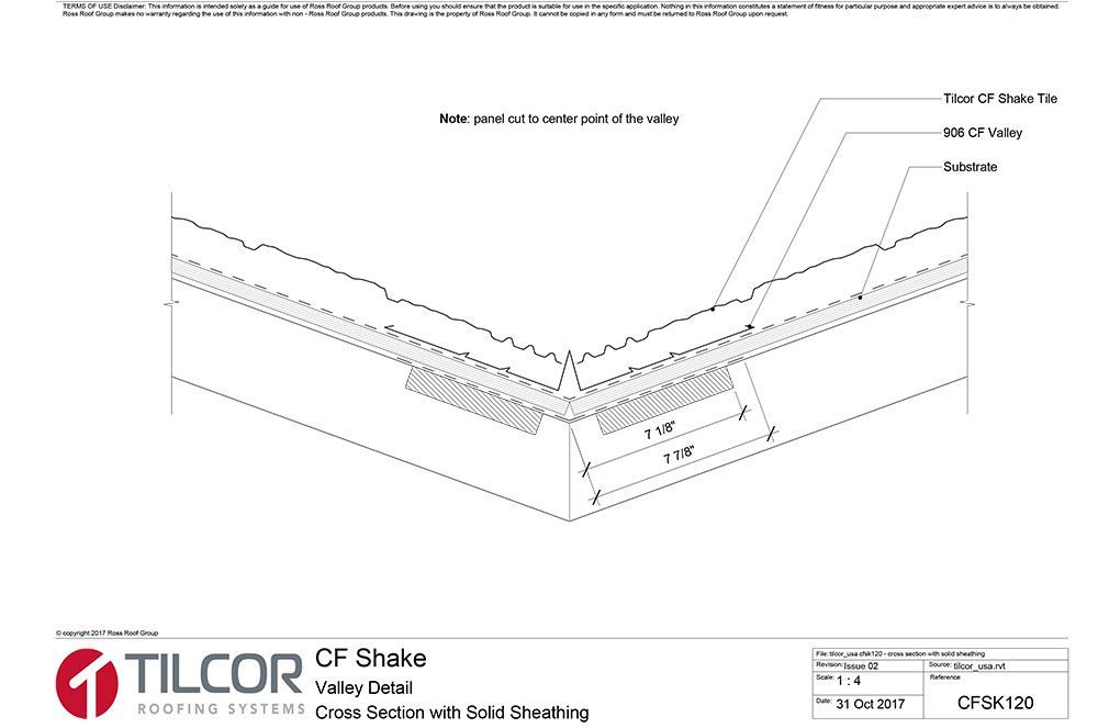 Cross section with solid sheathing