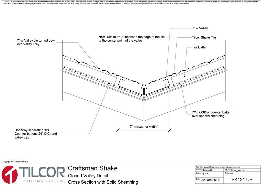 Cross section with solid sheathing