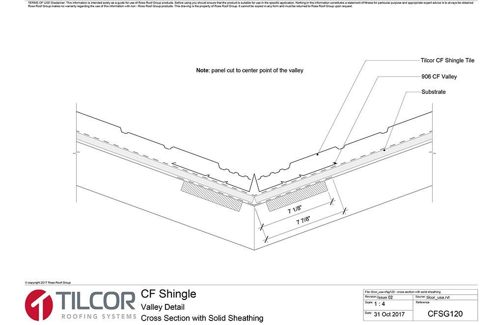 Cross section with solid sheathing