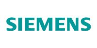 Siemens logo in teal text on a white background