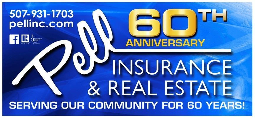 Pell Insurance and Real Estate 60th anniversary banner
