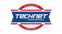 Technet Professional automotive service logo with blue and red details.