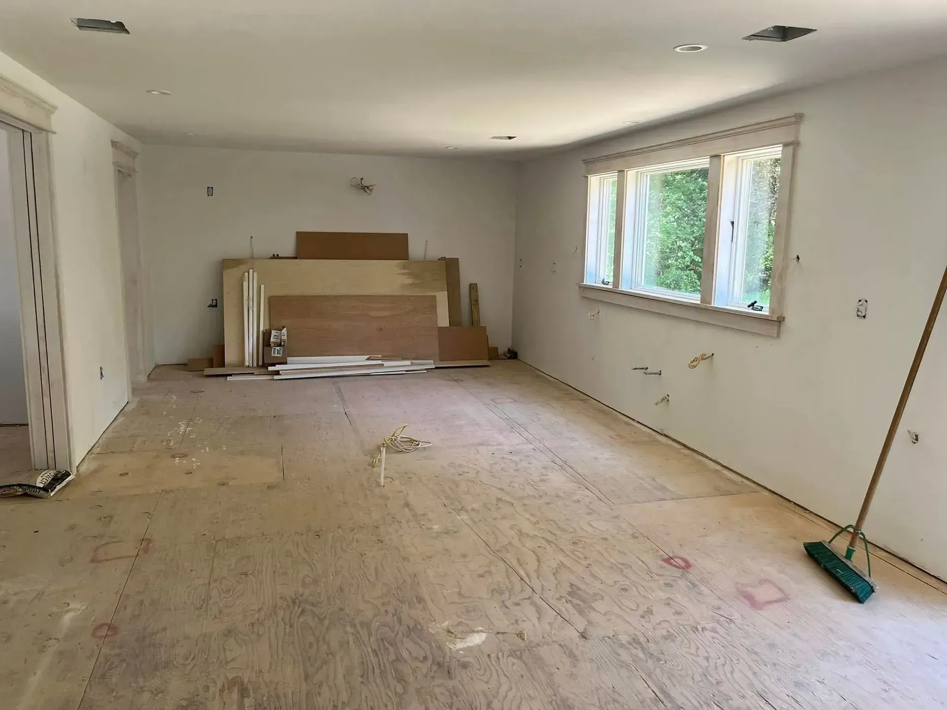 Before kitchen construction