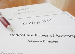 Healthcare Power of Attorney, Living Will, and Estate Plan documents