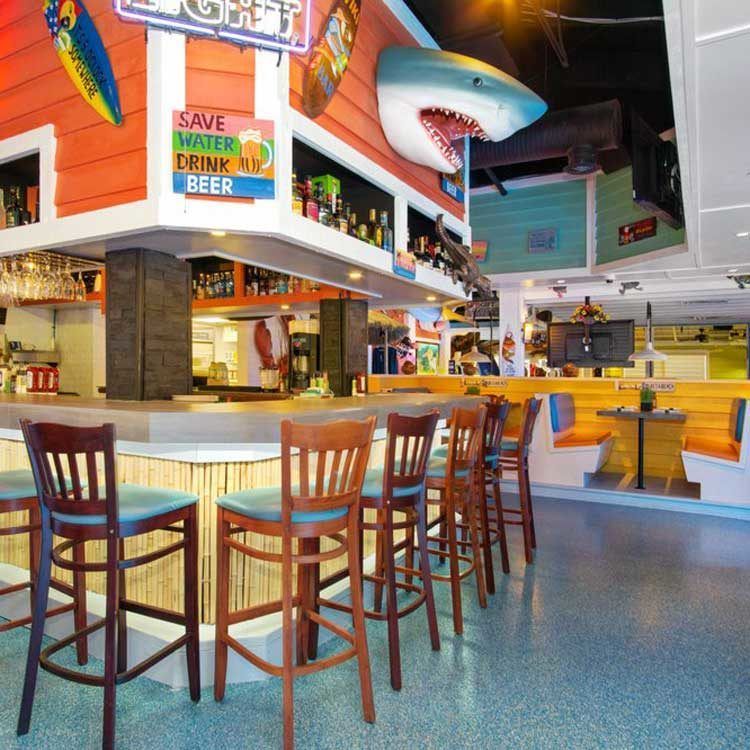 A restaurant with a sign that says 