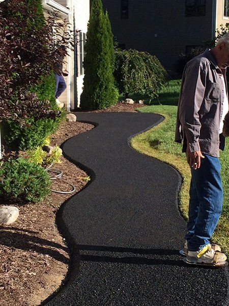 Residential walkway paving