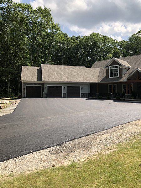 Residential driveway paving