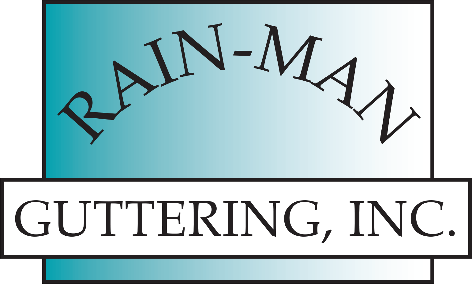 Rain-Man Guttering, Inc. logo