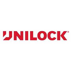 UNILOCK logo in red on a white background