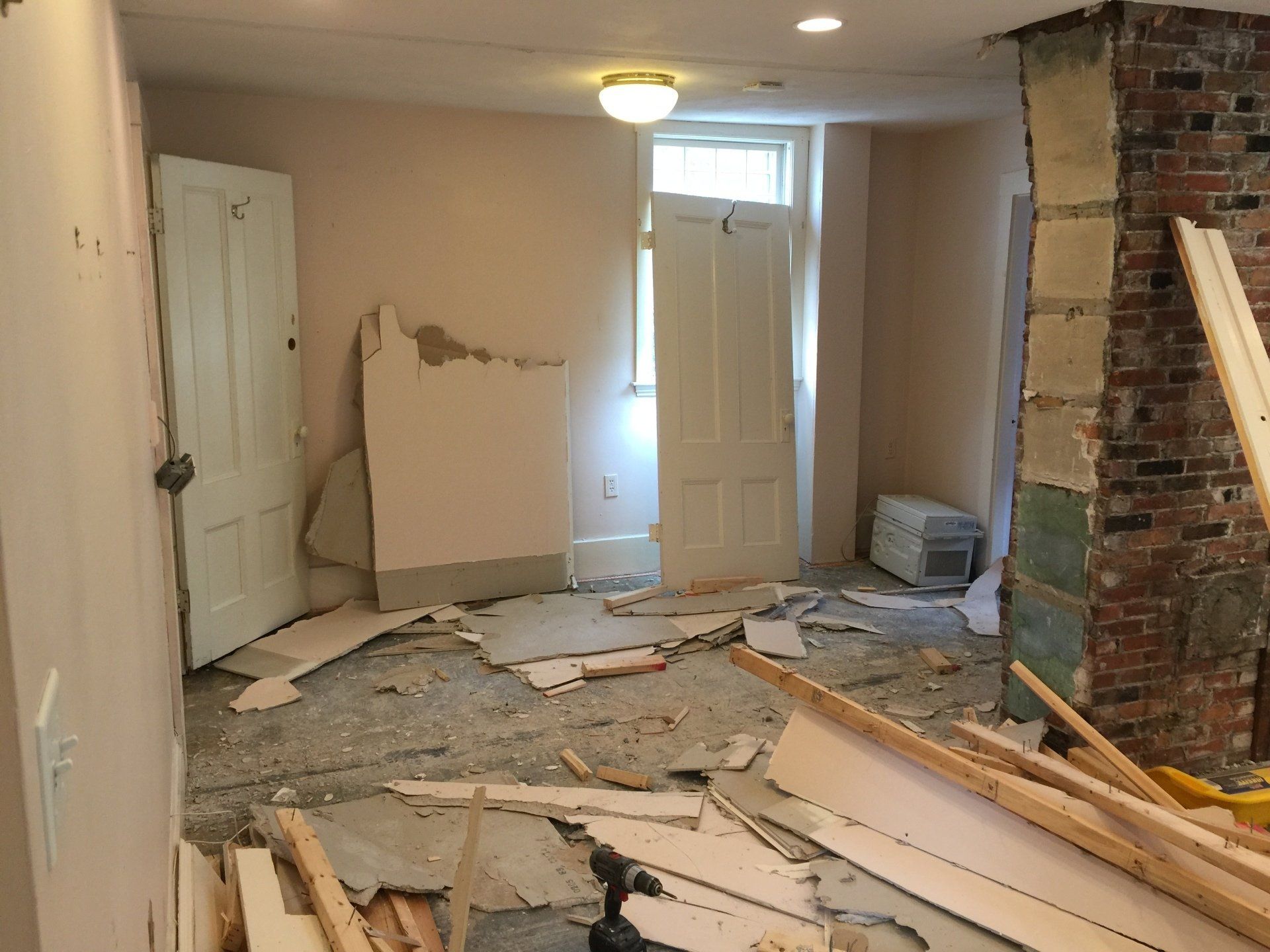 Interior works under process