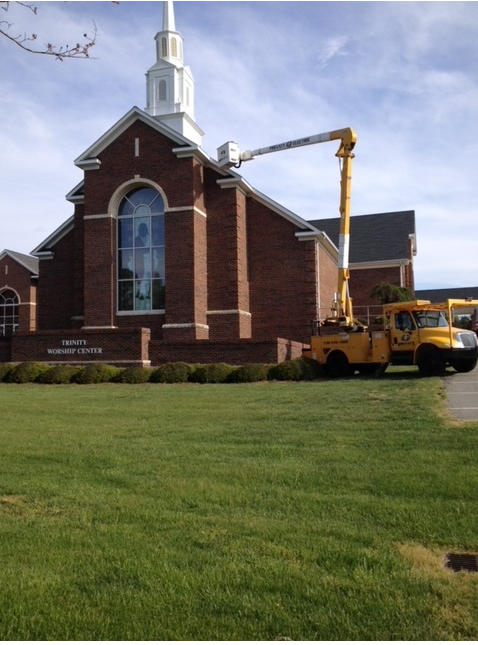 Yellow-Bucket-Truck-Church