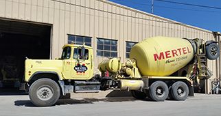 Mertel Gravel Company truck