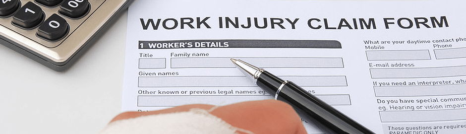 Work injury form