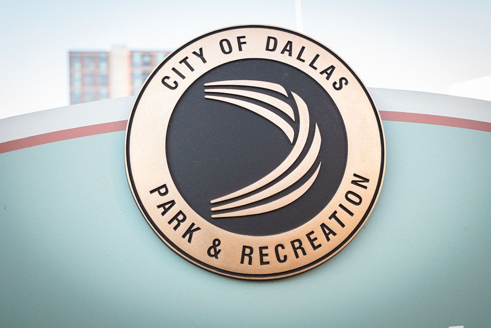 The logo for the city of 
Dallas park and recreation