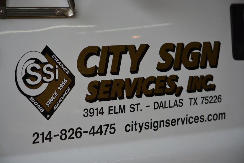 City sign services inc. is located in dallas tx