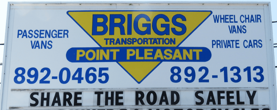 BRIGGS-TRANSPORTATION SIGN BOARD