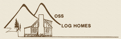 Moss log homes logo