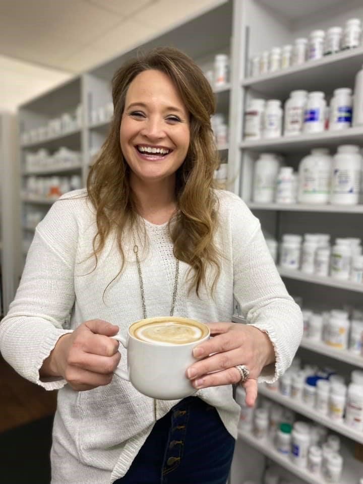 Woman enjoying coffee