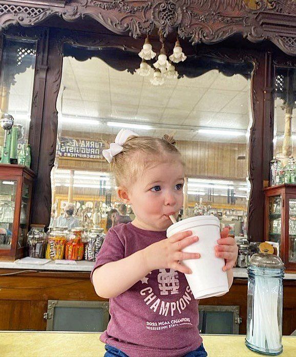 Cute Baby Enjoying Ice Cream