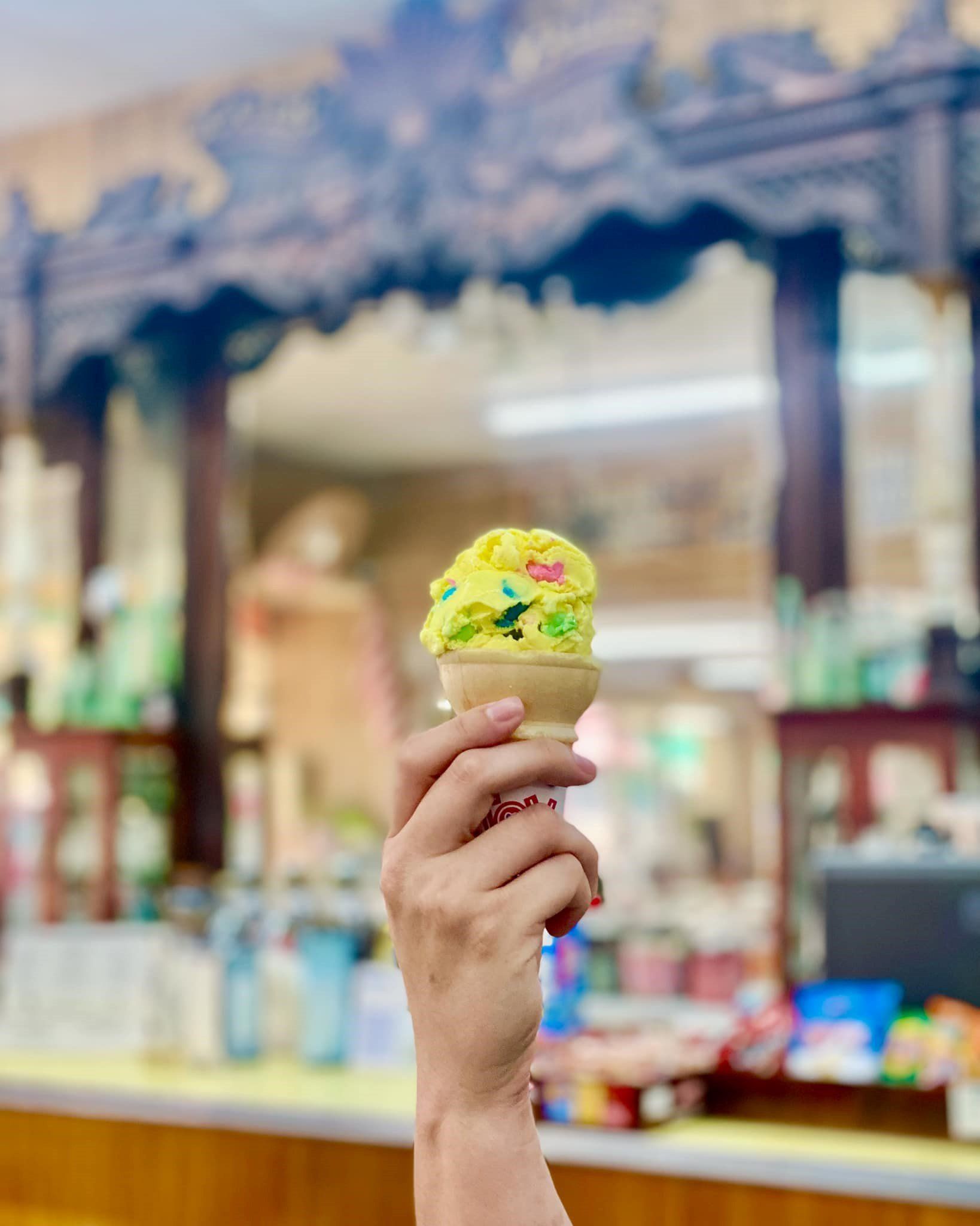 Ice Cream Scoops in Cone