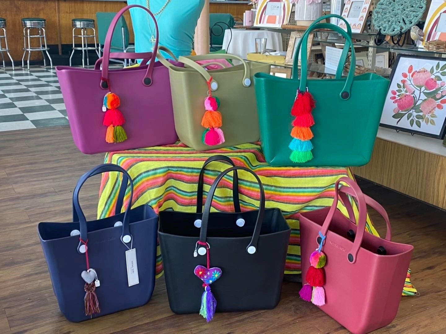 Different color of bags