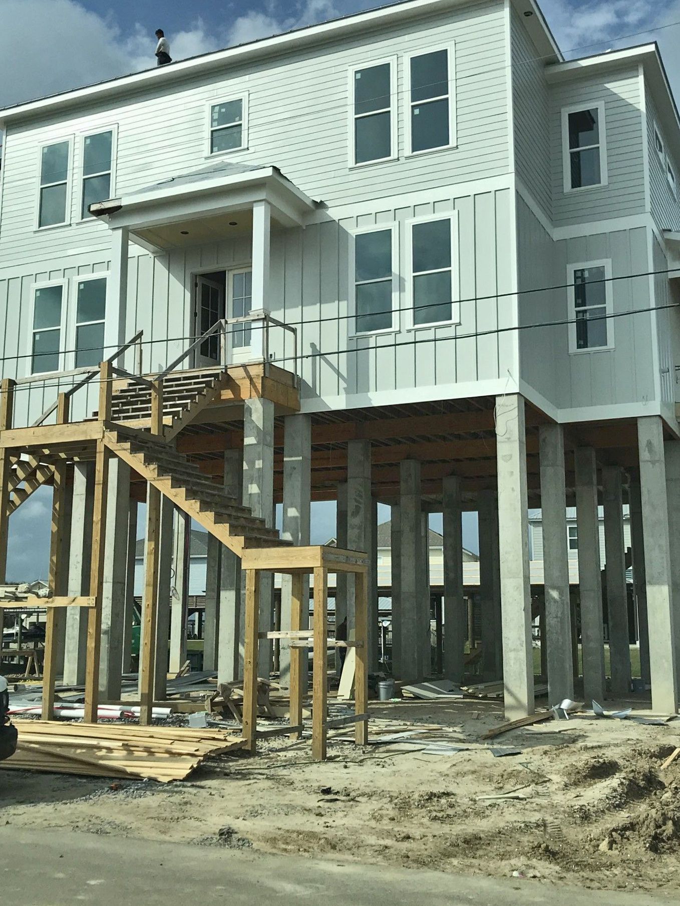 A house with no window coverings