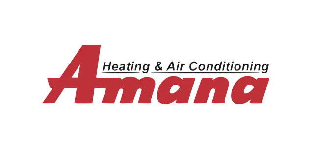 Amana logo: red wordmark
