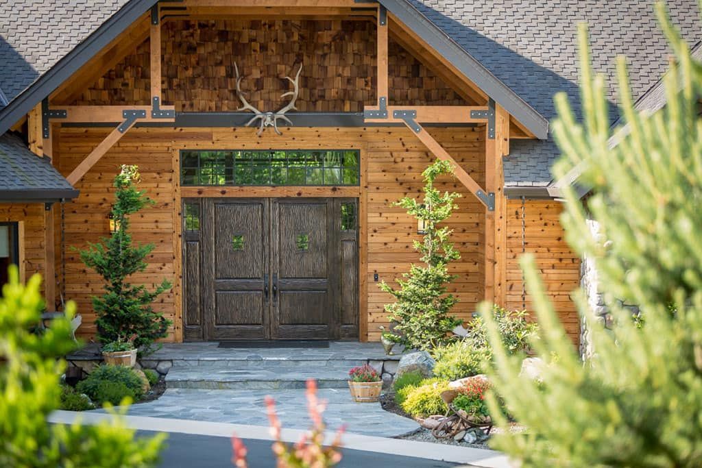 rustic panel plank and speak easy exterior