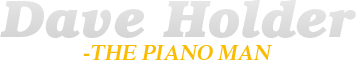 Dave Holder-The Piano Man Logo