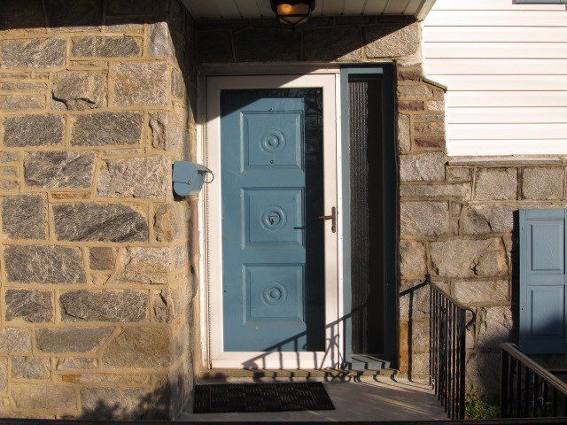 Blue door