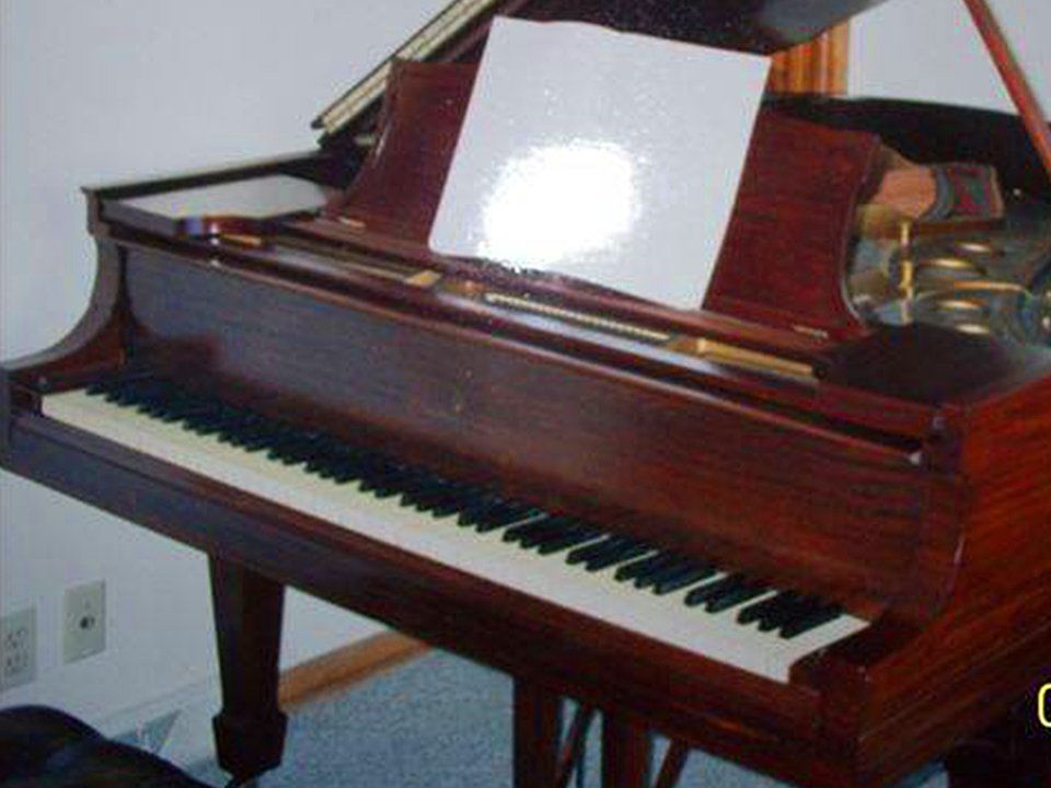 Wooden piano