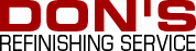 Don's Refinishing Service - Logo