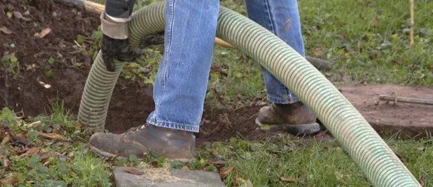 Septic tank pumping