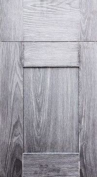 A close up of a gray wooden floor.