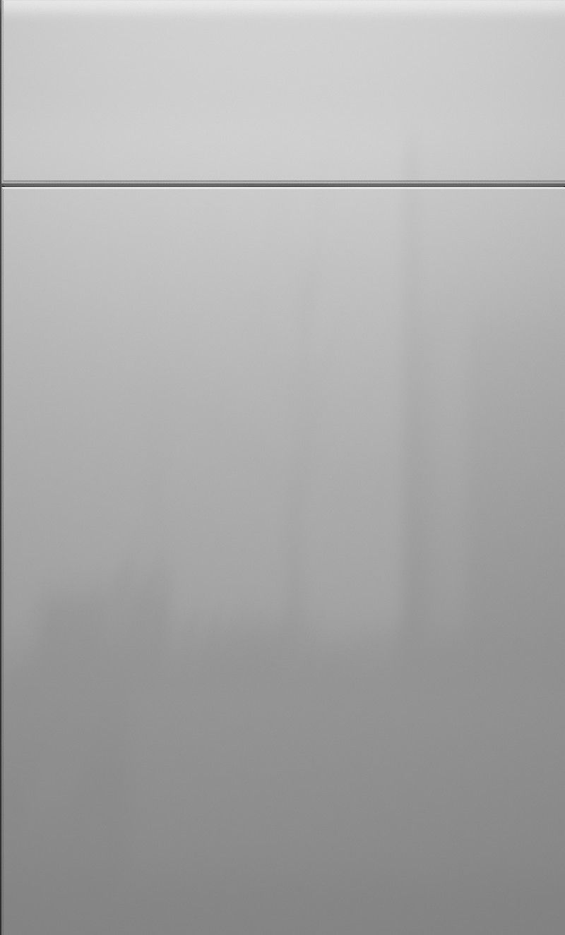 A close up of a white door on a white background.