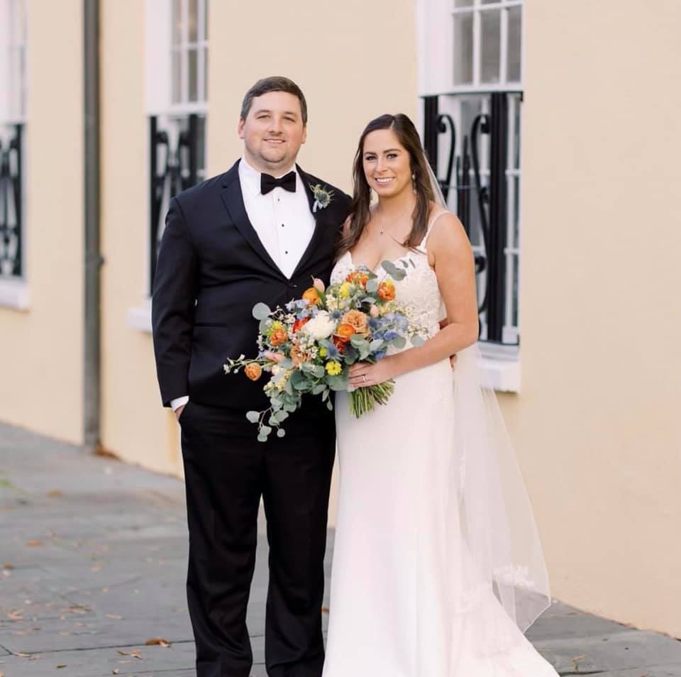 Bridal gowns and tuxedos