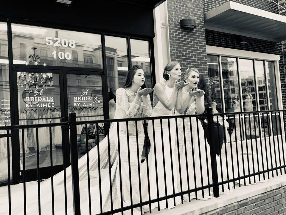 Bridal gowns and tuxedos