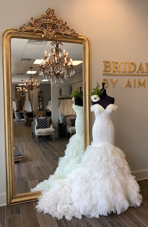 Bridal gowns and tuxedos