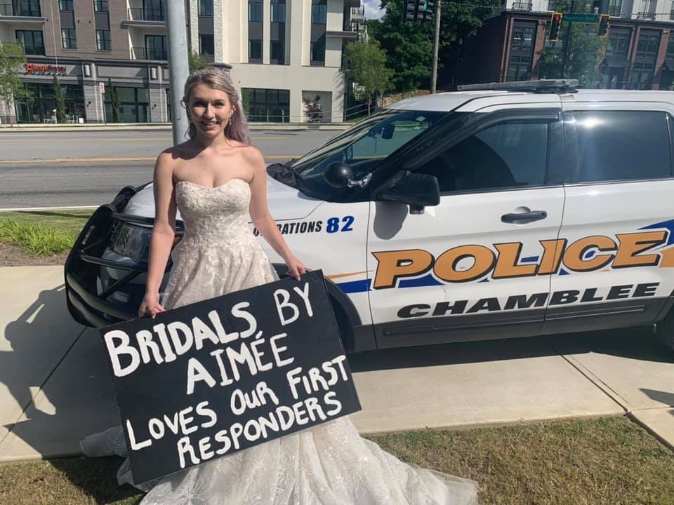 Bridal gowns and tuxedos