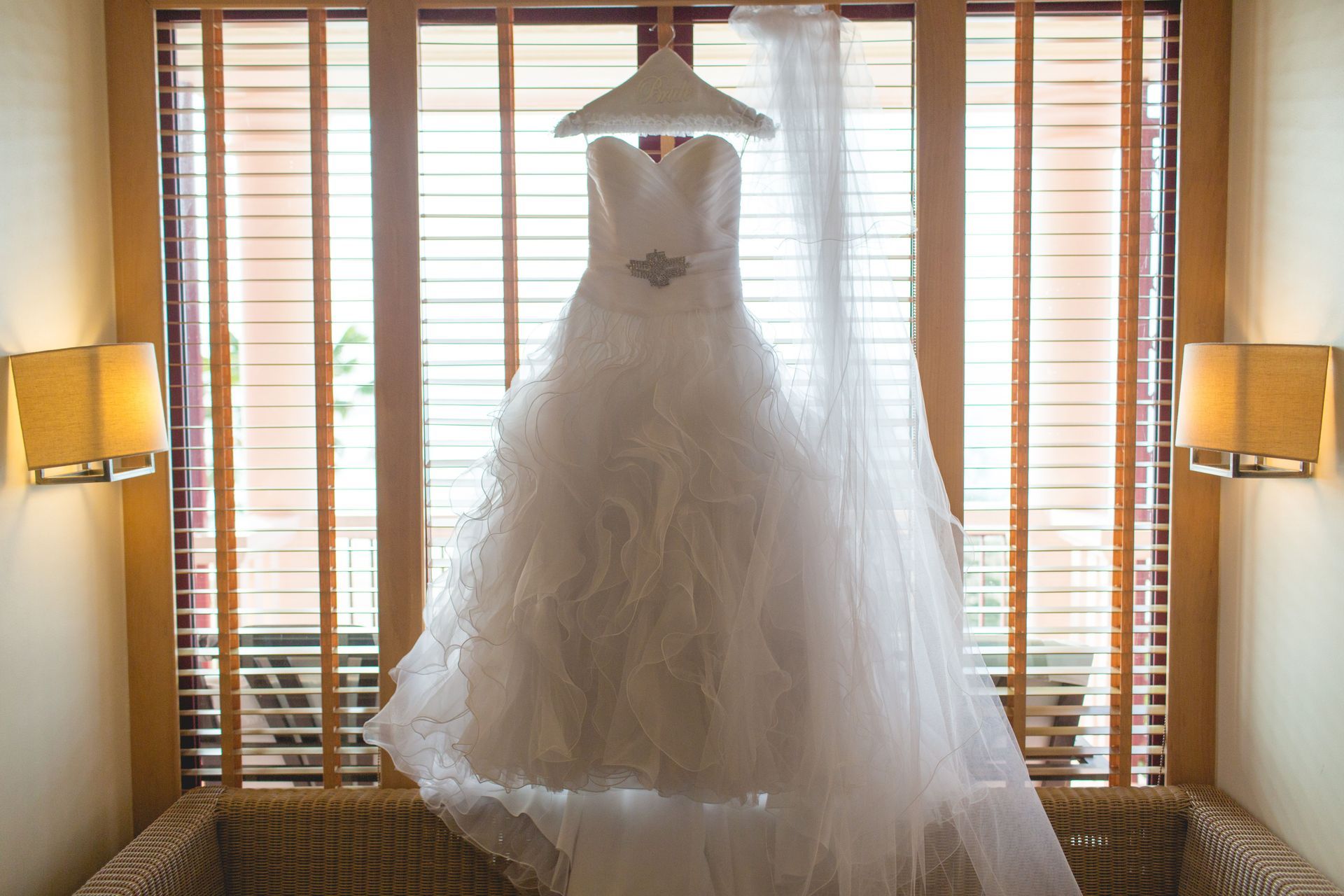 designer wedding gown